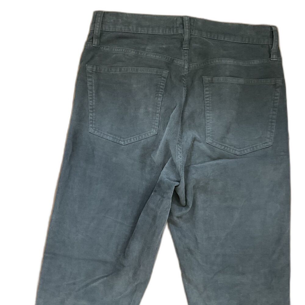 J. Crew Wome's Vintage Slim Straight Corduroy pants size 28 Gray - Picture 5 of 13